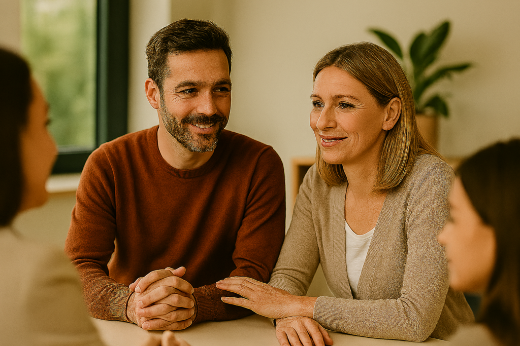 REiCO Vollzeit Partner im wertschätzenden Gespräch – Erfahrung weitergeben, Vertrauen schenken und gemeinsam wachsen.